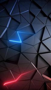 Men Phone 3D Triangle Pattern men phone wallpaper