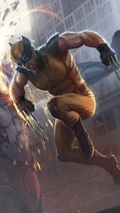 Men Phone Wolverine Fighting men phone wallpaper