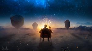 Men Reflecting on a Situation Wallpaper