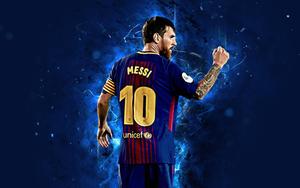 Messi 4k Ultra HD Fistpump Wallpaper
