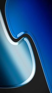 Metallic Blue Ios 16 ios 16 wallpaper