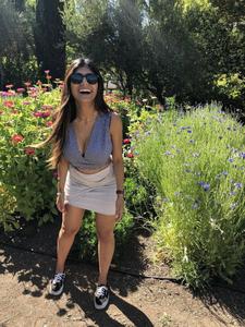 Mia Khalifa In A Garden mia khalifa wallpaper
