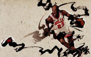Michael Jordan Ink Art in Action michael jordan wallpaper