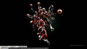 Michael Jordan soaring for a masterful dunk michael jordan wallpaper