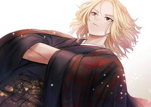 Mikey In Japanese Kimono Tokyo Revengers mikey tokyo revengers wallpaper