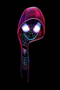 Miles Morales glows in the dark miles morales wallpaper