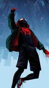 Miles Morales Spider Man Iphone spider man iphone wallpaper