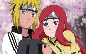 Minato Carrying Kushina minato wallpaper