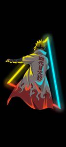 Minato Triangle Neon Lights minato wallpaper