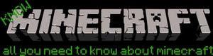Minecraft Logo All You Need To Know minecraft logo wallpaper