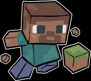 Minecraft_ Character_and_ Blocks_ Vector