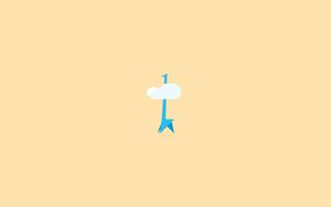 Minimalist Blue Giraffe minimalist wallpaper