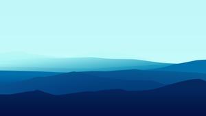 Minimalist Blue Shades minimalist wallpaper