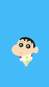 Minimalist Blushing Shinchan Aesthetic shinchan aesthetic wallpaper