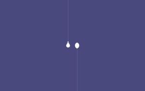 Minimalist Concept: The Light Bulb Balloon minimalist wallpaper