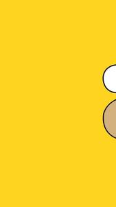 Minimalist Homer Simpson simpsons wallpaper