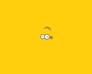 Minimalist Homer Simpson Yellow Art simpsons wallpaper