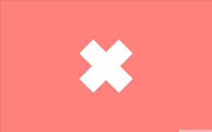 Minimalist-Inspired White X Design minimalist wallpaper