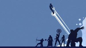 Minimalist Marvel superheroes marvel wallpaper
