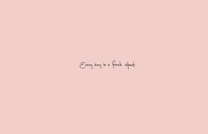 Minimalist Motivational Aesthetic Desktop