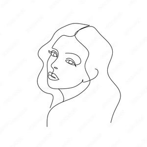 Minimalist Outline Of Woman Pictures minimalist wallpaper
