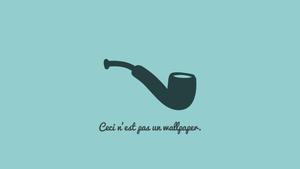 Minimalist Tobacco Pipe minimalist wallpaper