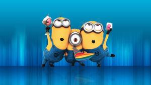 Minions Celebrating Together minions wallpaper