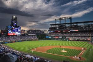 MLB Coors Field Game  Wallpaper