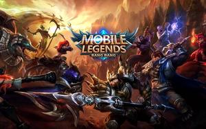 Mobile Legends Bang Bang Logo Fight mobile legends logo wallpaper