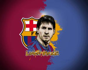 Modern Art Piece Portrays Lionel Messi of FC Barcelona messi wallpaper