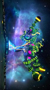 Modern Astronaut In Galaxy Colorful 4k Phone colorful 4k phone wallpaper