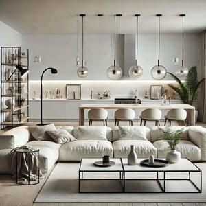 modern living room	 Wallpaper