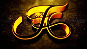 Molten Gold Letter A letter a wallpaper