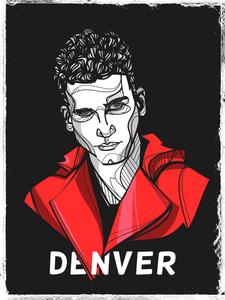 Money Heist Denver Art money heist wallpaper
