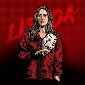 Money Heist Lisbon Vector Art money heist wallpaper