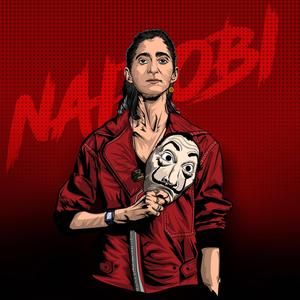 Money Heist Nairobi Vector Art money heist wallpaper