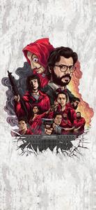 Money Heist Poster Art money heist wallpaper