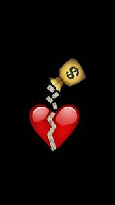 Money Mends Broken Heart iPhone broken heart iphone wallpaper
