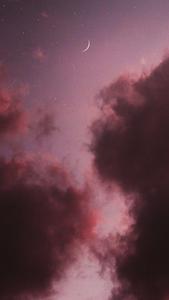 Moon Aesthetic Dark Clouds moon aesthetic wallpaper
