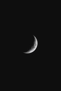 Moon Aesthetic Dark Crescent moon aesthetic wallpaper
