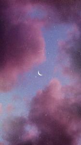Moon Aesthetic Purple Clouds moon aesthetic wallpaper