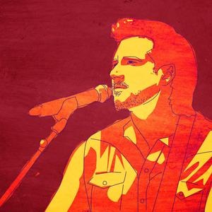 Morgan Wallen Red Yellow Art morgan wallen wallpaper