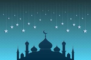 Mosque Under Stars Islamic Background islamic wallpaper