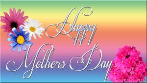 Mother's Day is here and the colorful rainbow is here to spread love and joy. mothers day wallpaper