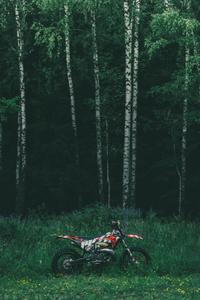 Motorcycle Over Forest View motorcycle wallpaper
