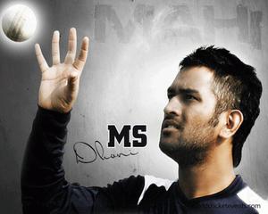 Ms Dhoni With Cricket Ball ms dhoni wallpaper