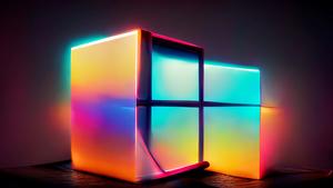 Multicolored Abstract Windows Logo Background windows wallpaper