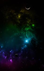 Multicolored Universe Cell Phone Art universe wallpaper