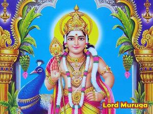 Murugan Golden Arch Wallpaper