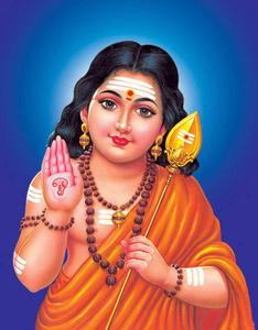 Murugan On Blue Background Wallpaper